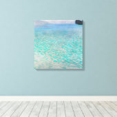 Gustav Klimt - Attersee Canvas Afdruk (Insitu (Houten vloer))