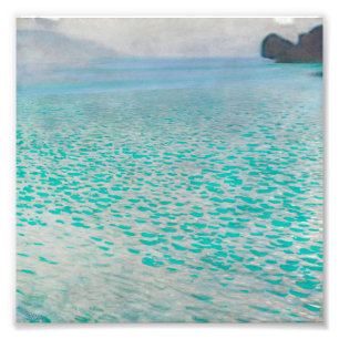 Gustav Klimt - Attersee Foto Afdruk