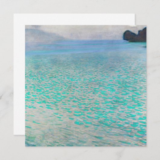 Gustav Klimt - Attersee Kaart (Voorkant / Achterkant)