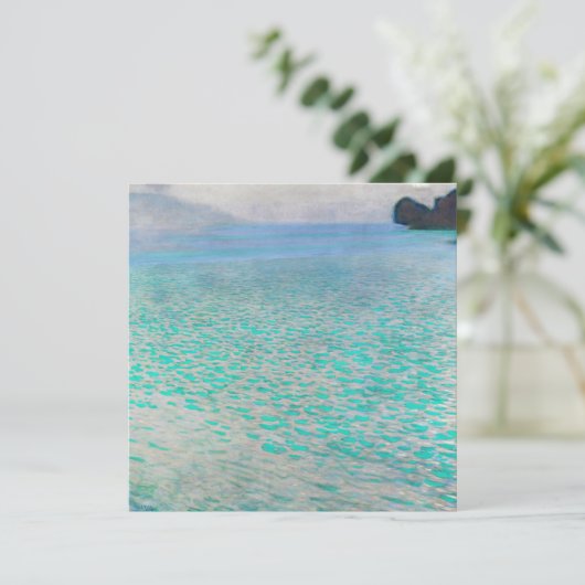 Gustav Klimt - Attersee Kaart (Staand voorkant)