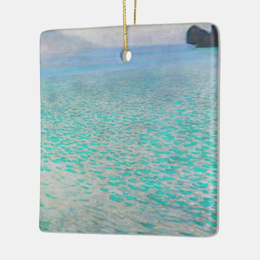 Gustav Klimt - Attersee Keramisch Ornament (Links)