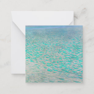 Gustav Klimt - Attersee Notitiekaartje