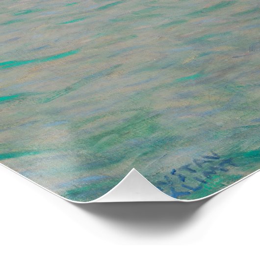 Gustav Klimt Attersee Perfect Poster (Hoek)