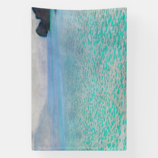 Gustav Klimt - Attersee Spandoek (Verticaal)