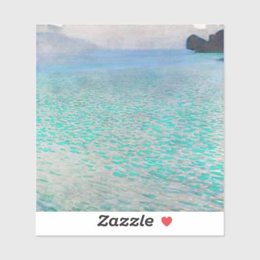 Gustav Klimt - Attersee Sticker (Vel)