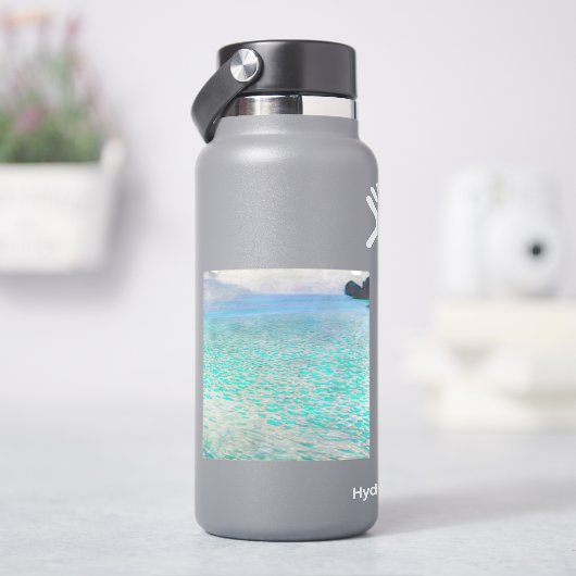 Gustav Klimt - Attersee Sticker (HydroFlask)