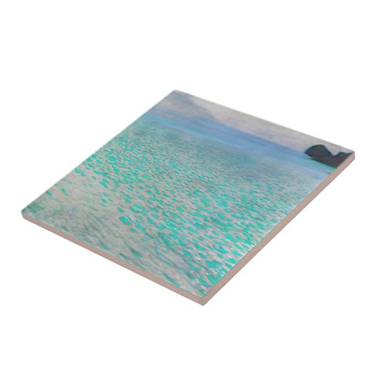 Gustav Klimt - Attersee Tegeltje (Zijkant)