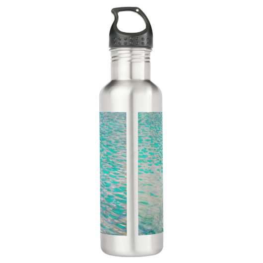 Gustav Klimt - Attersee Waterfles (Achterkant)