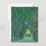 Gustav Klimt - Avenue in het Park Schloss Kammer Briefkaart<br><div class="desc">Avenue in the Park of Schloss Kammer - Gustav Klimt,  Oil on Canvas,  1912</div>