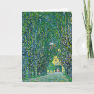 Gustav Klimt - Avenue in het Park Schloss Kammer Kaart