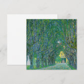 Gustav Klimt - Avenue in het Park Schloss Kammer Kaart (Voorkant / Achterkant)