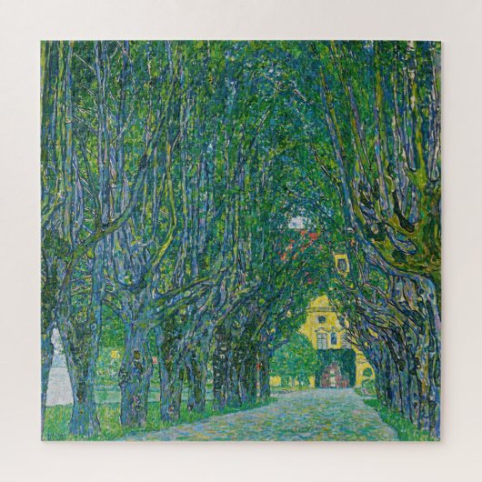 Gustav Klimt - Avenue in het Park Schloss Kammer Legpuzzel (Verticaal)