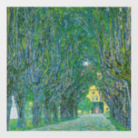 Gustav Klimt - Avenue in het Park Schloss Kammer Raamsticker<br><div class="desc">Avenue in the Park of Schloss Kammer - Gustav Klimt,  Oil on Canvas,  1912</div>