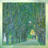 Gustav Klimt - Avenue in het Park Schloss Kammer Raamsticker (Vel 3)
