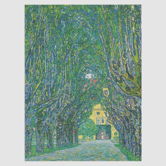 Gustav Klimt - Avenue in het Park Schloss Kammer Tissuepapier