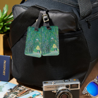 Gustav Klimt: Avenue of Schloss Kammer Park Bagagelabel