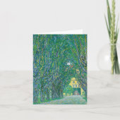 Gustav Klimt Avenue Schloss Kramer Park Notecard Notitiekaartje (Voorkant)