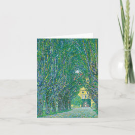 Gustav Klimt Avenue Schloss Kramer Park Notecard Notitiekaartje