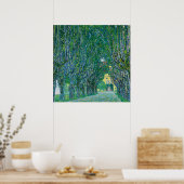 Gustav Klimt - Avenue to the Kammer Castle Poster (Keuken)