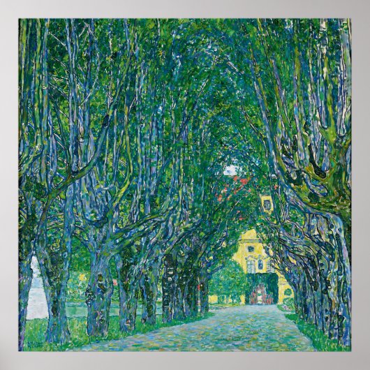 Gustav Klimt - Avenue to the Kammer Castle Poster (Voorkant)