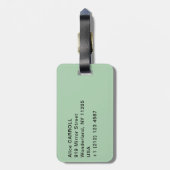 Gustav Klimt - Baby / Cradle Bagagelabel (Achterkant verticaal)