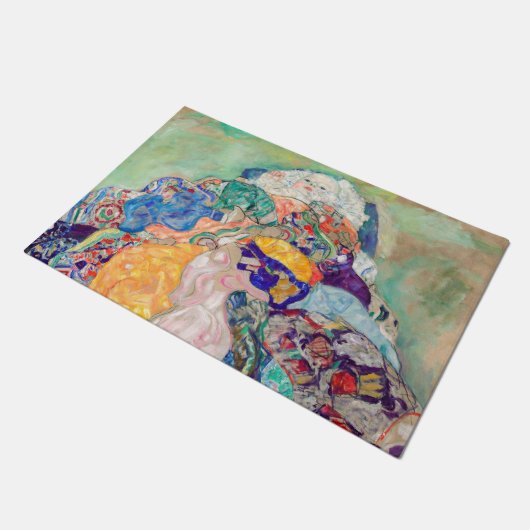 Gustav Klimt - Baby / Cradle Deurmat (Schuin)