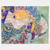 Gustav Klimt - Baby / Cradle Fleece Deken (Voorkant (Horizontaal))