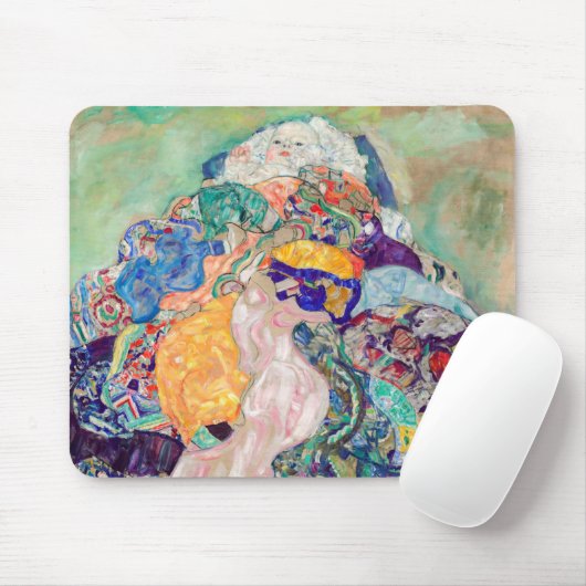 Gustav Klimt - Baby / Cradle Muismat (Met muis)