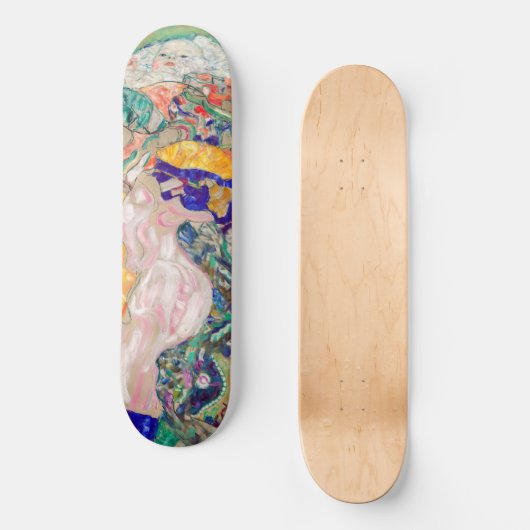 Gustav Klimt - Baby / Cradle Persoonlijk Skateboard (Voorkant)