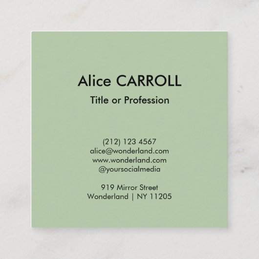 Gustav Klimt - Baby / Cradle - QR-code Vierkante Visitekaartje (Achterkant)