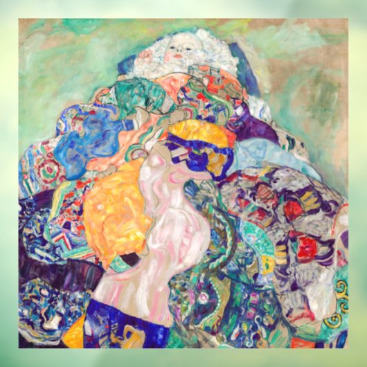 Gustav Klimt - Baby / Cradle Raamsticker (Vel 3)