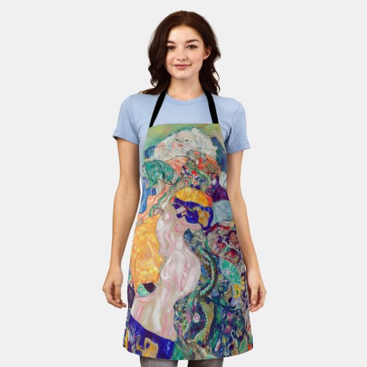 Gustav Klimt - Baby / Cradle Schort (Gedragen)