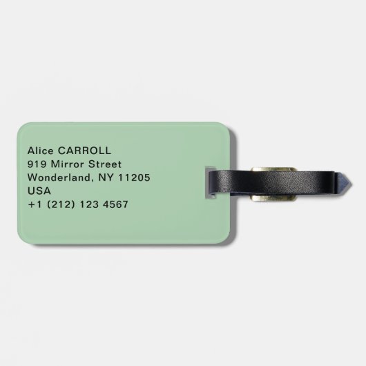 Gustav Klimt - Baby / Wieg Bagagelabel (Achterkant horizontaal)