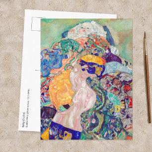 Gustav Klimt - Baby / Wieg Briefkaart