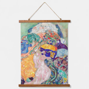 Gustav Klimt - Baby / Wieg Hangend Wandkleed