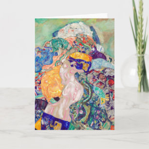 Gustav Klimt - Baby / Wieg Kaart