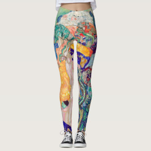 Gustav Klimt - Baby / Wieg Leggings