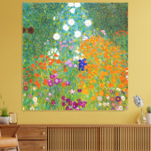 Gustav Klimt - Bauerngarten (1907) Canvas Afdruk (Insitu (Woonkamer))