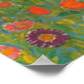 Gustav Klimt // Bauerngarten // Boerderij Garden Poster (Hoek)