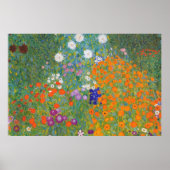 Gustav Klimt // Bauerngarten // Boerderij Garden Poster (Voorkant)