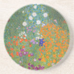 Gustav Klimt // Bauerngarten // Boerderij Garden Zandsteen Onderzetter<br><div class="desc">Gustav Klimt // Bauerngarten // Boerderij Garden</div>