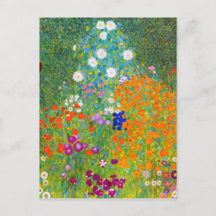 Gustav Klimt Bauerngarten Flower Garden Fine Art Briefkaart