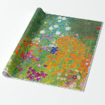 Gustav Klimt Bauerngarten Flower Garden Fine Art Cadeaupapier<br><div class="desc">Gustav Klimt Bauerngarten Flower Garden Fine Art wrappapier</div>