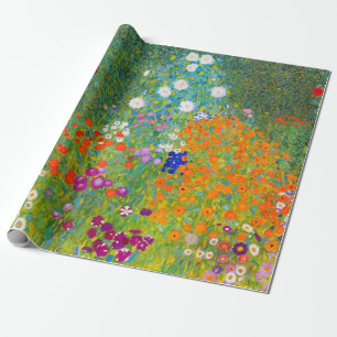 Gustav Klimt Bauerngarten Flower Garden Fine Art Cadeaupapier
