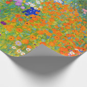 Gustav Klimt Bauerngarten Flower Garden Fine Art Cadeaupapier (Hoek)