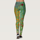 Gustav Klimt Bauerngarten Flower Garden Fine Art Leggings (Achterkant)