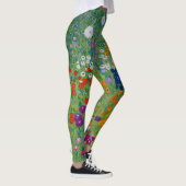 Gustav Klimt Bauerngarten Flower Garden Fine Art Leggings (Rechts)