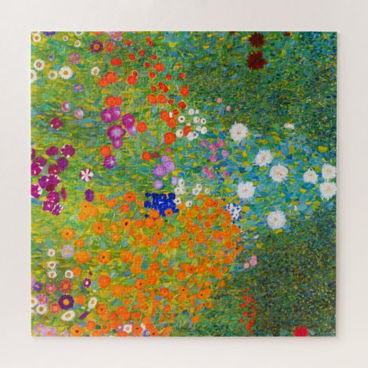 Gustav Klimt Bauerngarten Flower Garden Fine Art Legpuzzel (Horizontaal)