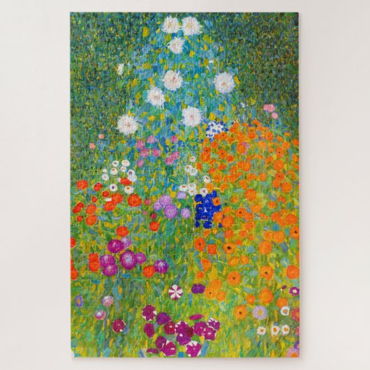 Gustav Klimt Bauerngarten Flower Garden Fine Art Legpuzzel (Verticaal)
