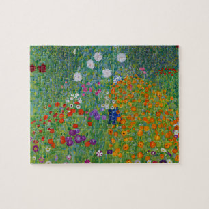 Gustav Klimt Bauerngarten Flower Garden Fine Art Legpuzzel